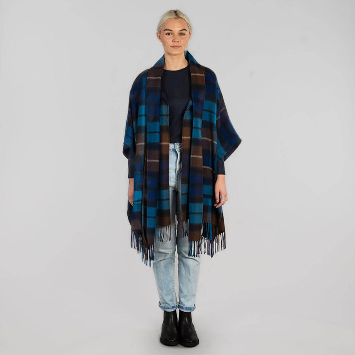 Robyn Buchanan Blue Tartan Lambswool Jacket