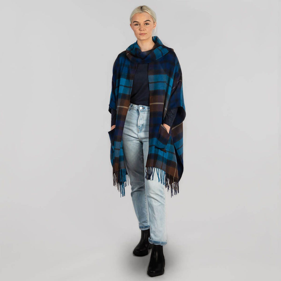 Robyn Buchanan Blue Tartan Lambswool Jacket