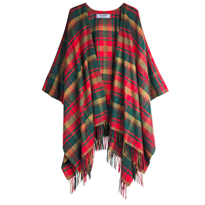 Alice Maple Leaf Tartan Lambswool Serape