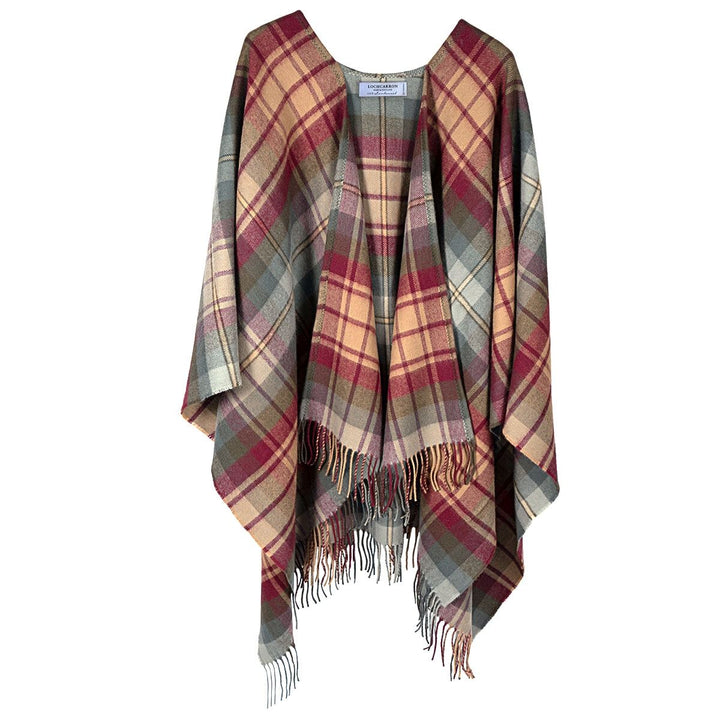 Alice Lochcarron Auld Scotland Tartan Lambswool Serape