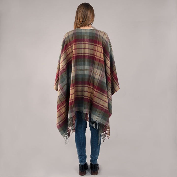 Alice Lochcarron Auld Scotland Tartan Lambswool Serape