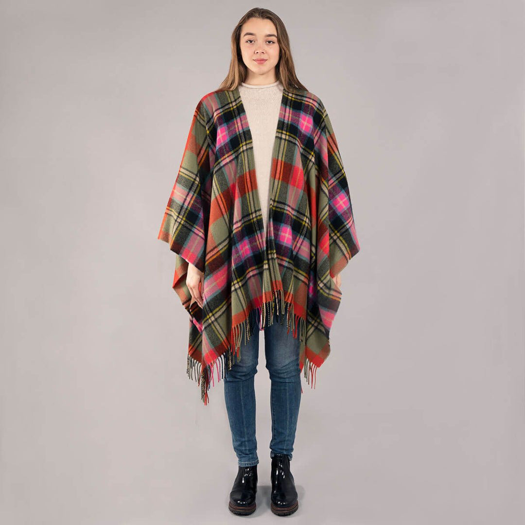 Alice Bruce of Kinnaird Ancient Tartan Lambswool Serape