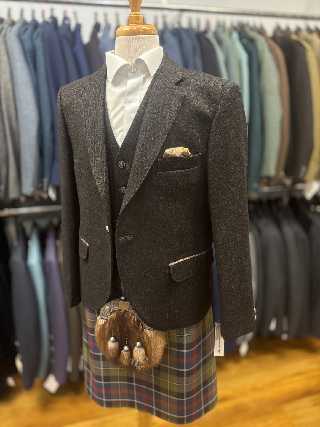 Umber & Black 287 Crail Jacket & Waistcoat