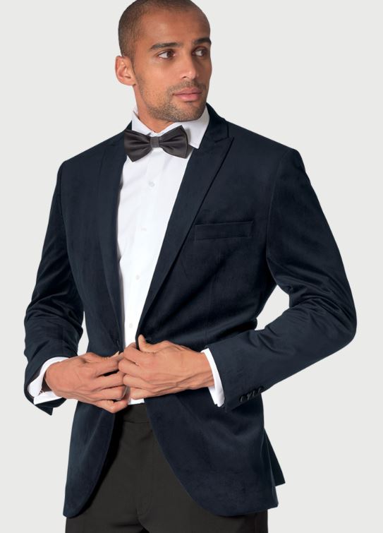 Velvet dinner jacket