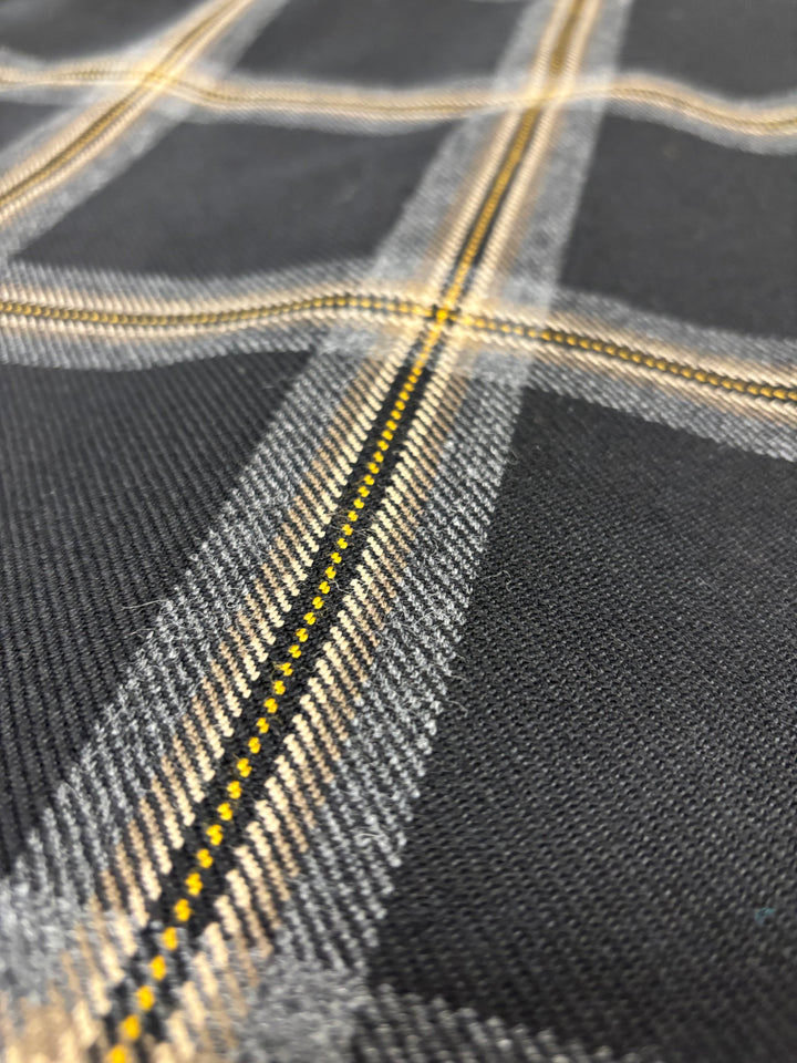 NEW Black Galloway Kilt - 6 yards - 40-44 waist