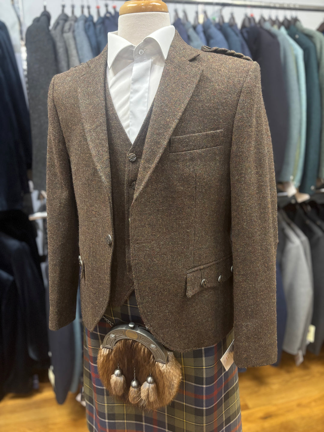 Evergreen Redstart Crail Jacket & Waistcoat