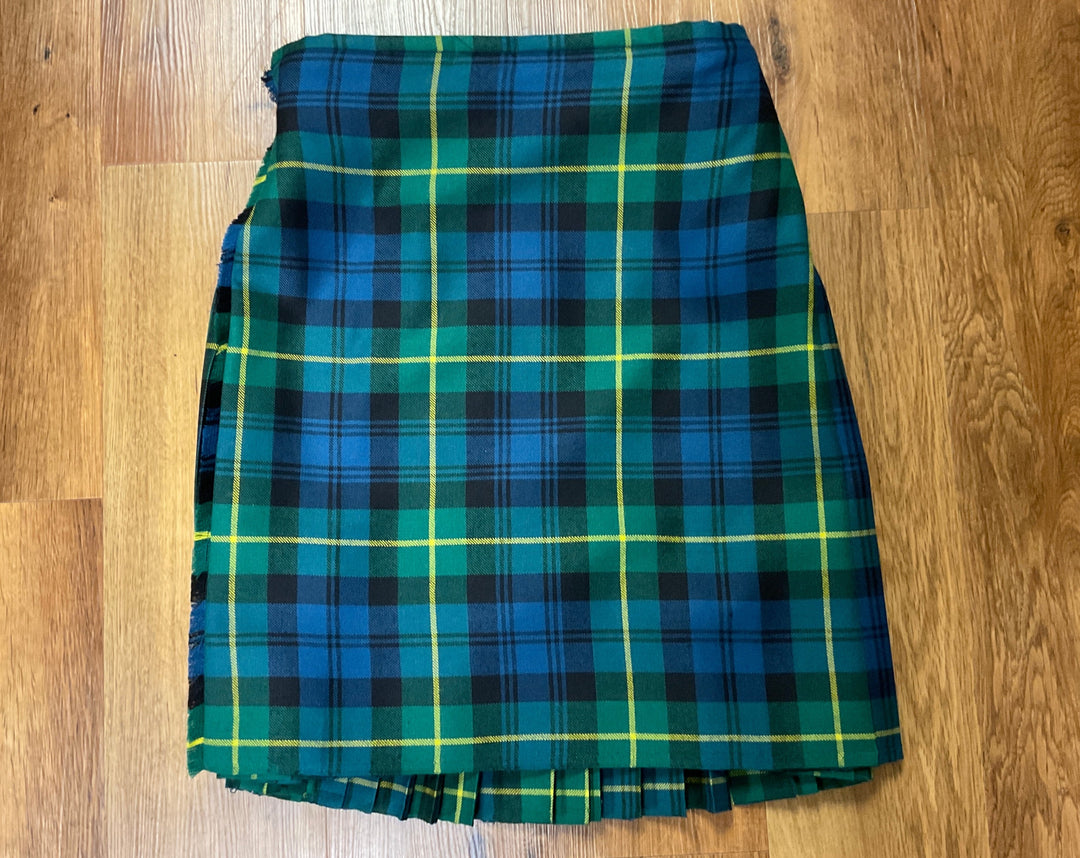 New Ancient Gordon tartan 7 Yard Kilt - 36 x 24