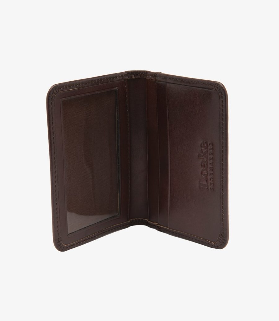 Loake Fenchurch Card Holder - Dark Brown