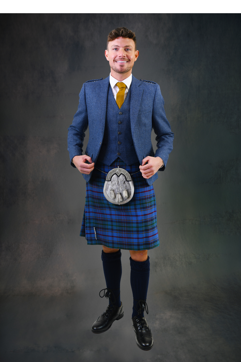 Kilty Welsh 8 Yard Hand Made Kilt - Welsh Surname Tartans – Anderson Kilts