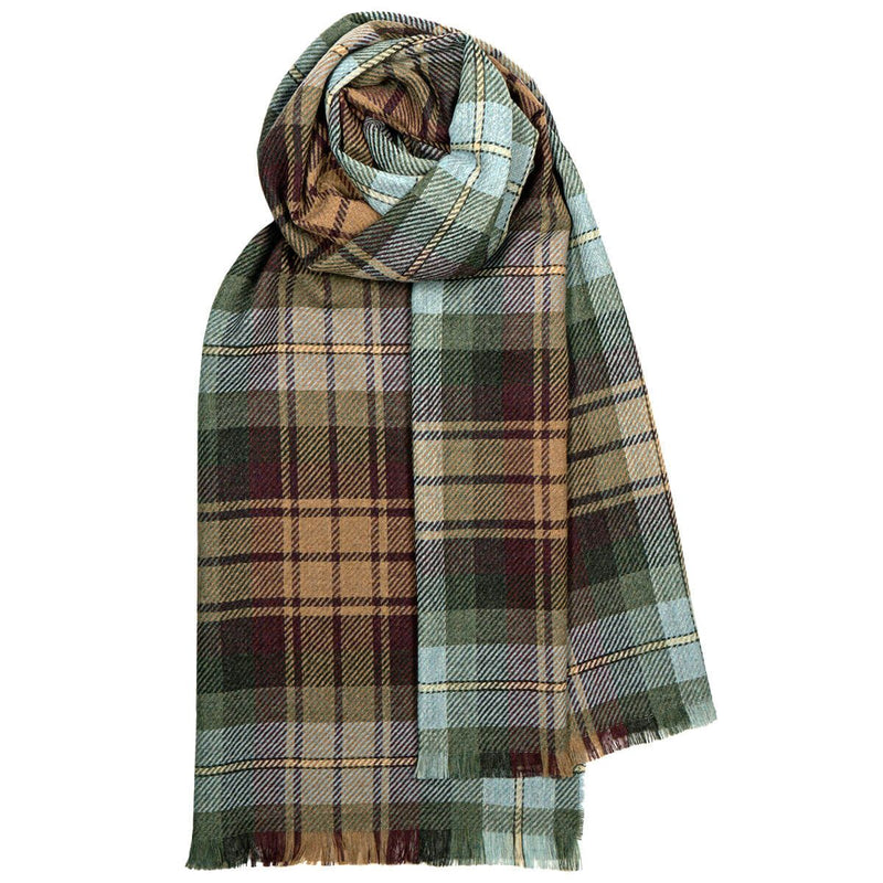 Auld Scotland tartan Luxury Fine Wool Stole