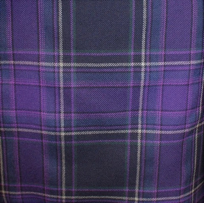 Galloway Heather tartan - exclusive to hire from Anderson Kilts. Available for men’s and boys kilts