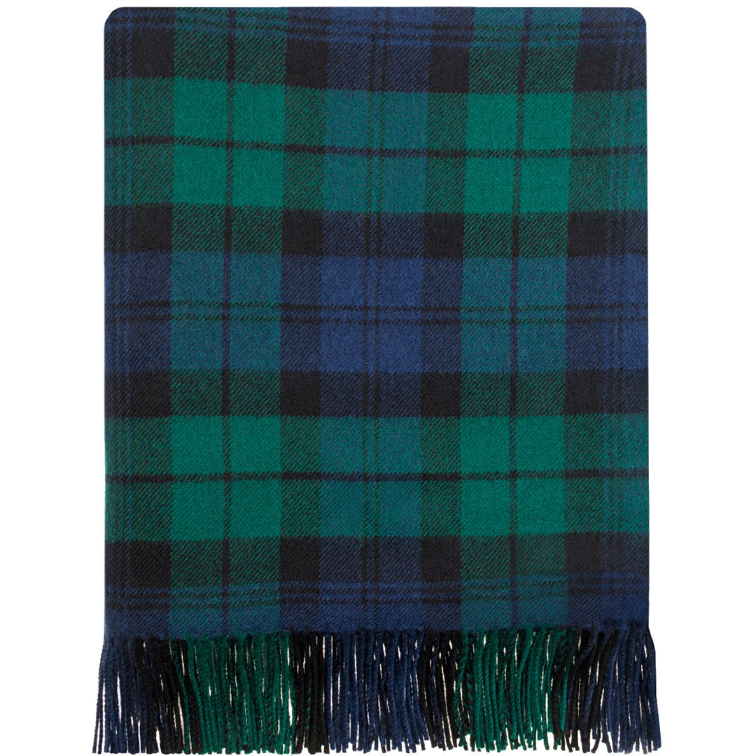 Black Watch tartan lambswool Blanket - Anderson Kilts