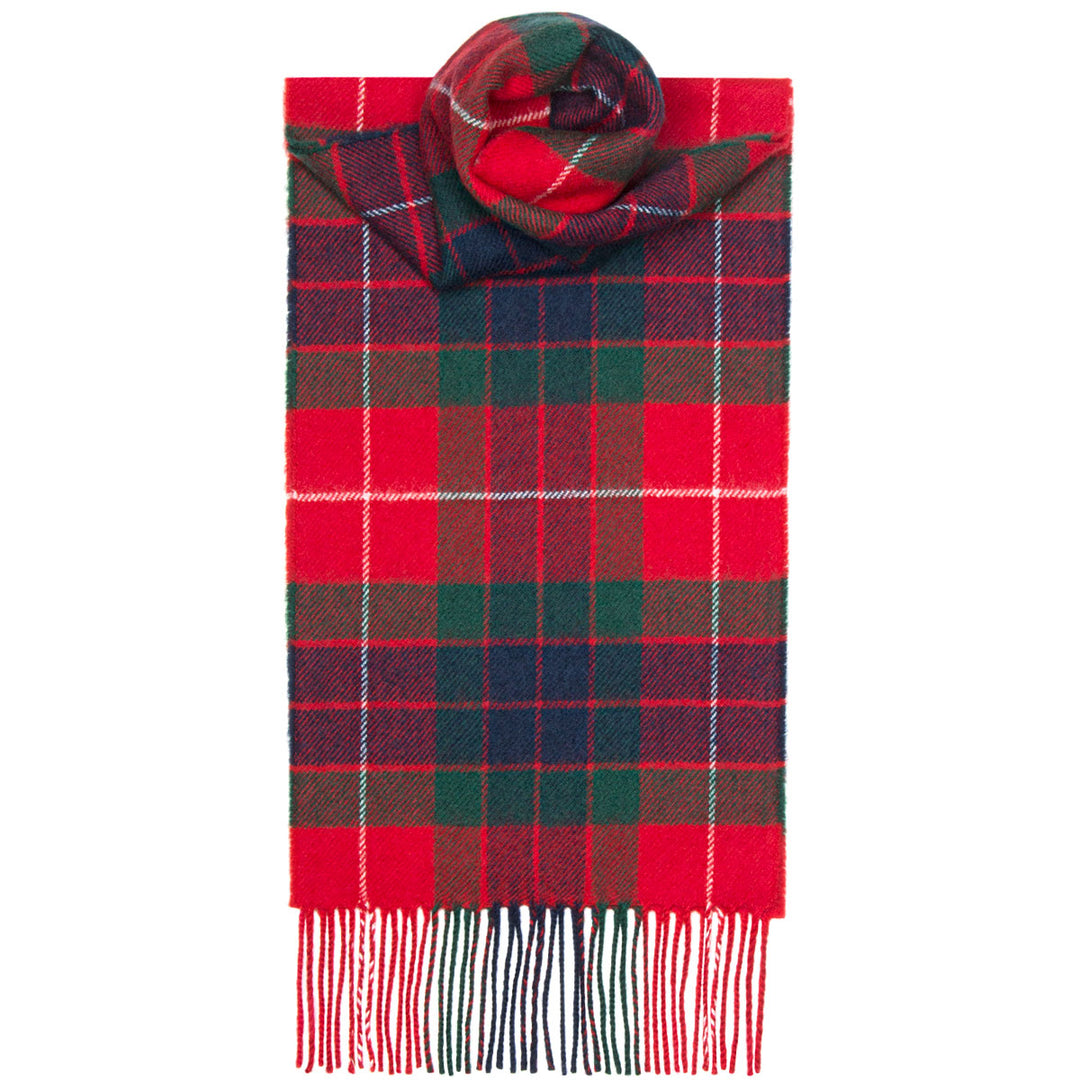 Fraser Red Modern Tartan Scarf - Anderson Kilts