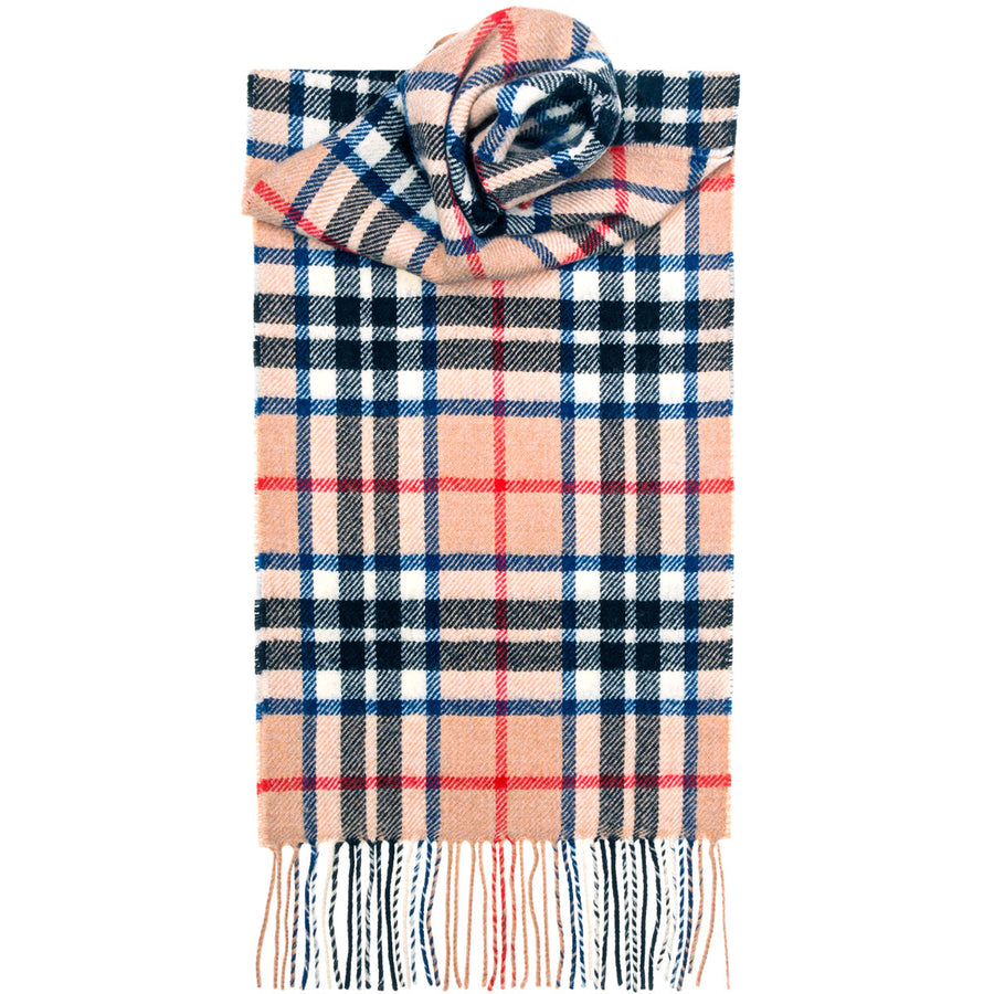 Thompson Camel Tartan Scarf - Anderson Kilts