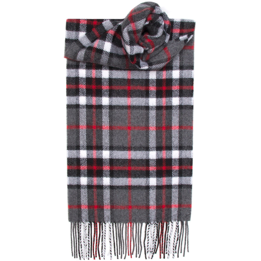 Thompson Grey Tartan Scarf - Anderson Kilts