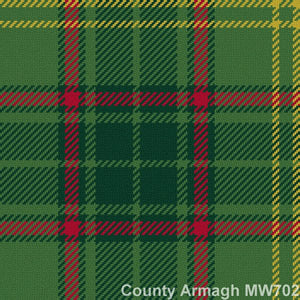 8 Yard Hand Made Kilt - Irish County Tartans - Anderson Kilts