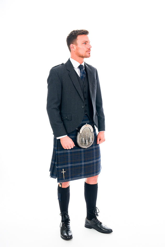 Charcoal crail kilt hire outfit - MODERN CRAIL COLLECTION