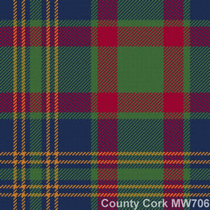8 Yard Hand Made Kilt - Irish County Tartans - Anderson Kilts