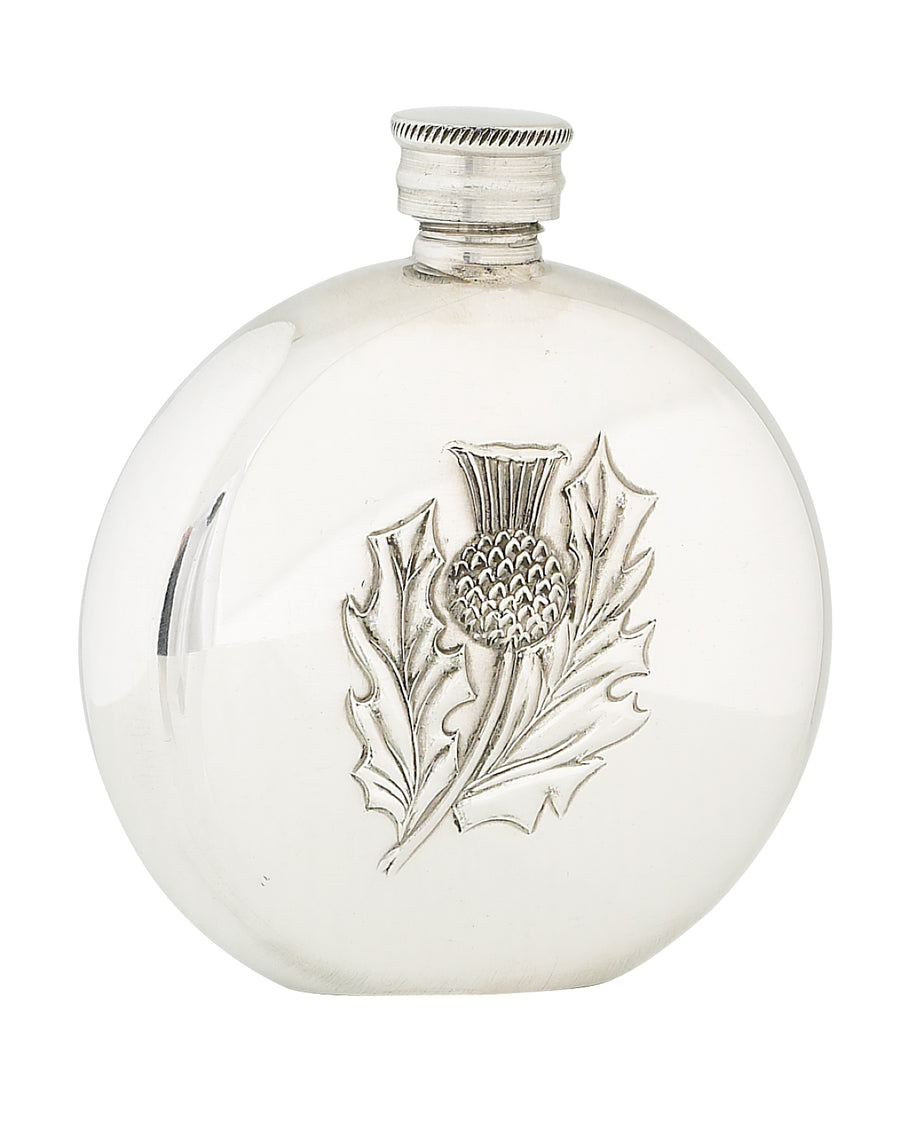 Round Thistle Sporran Flask- 4.5oz - Anderson Kilts