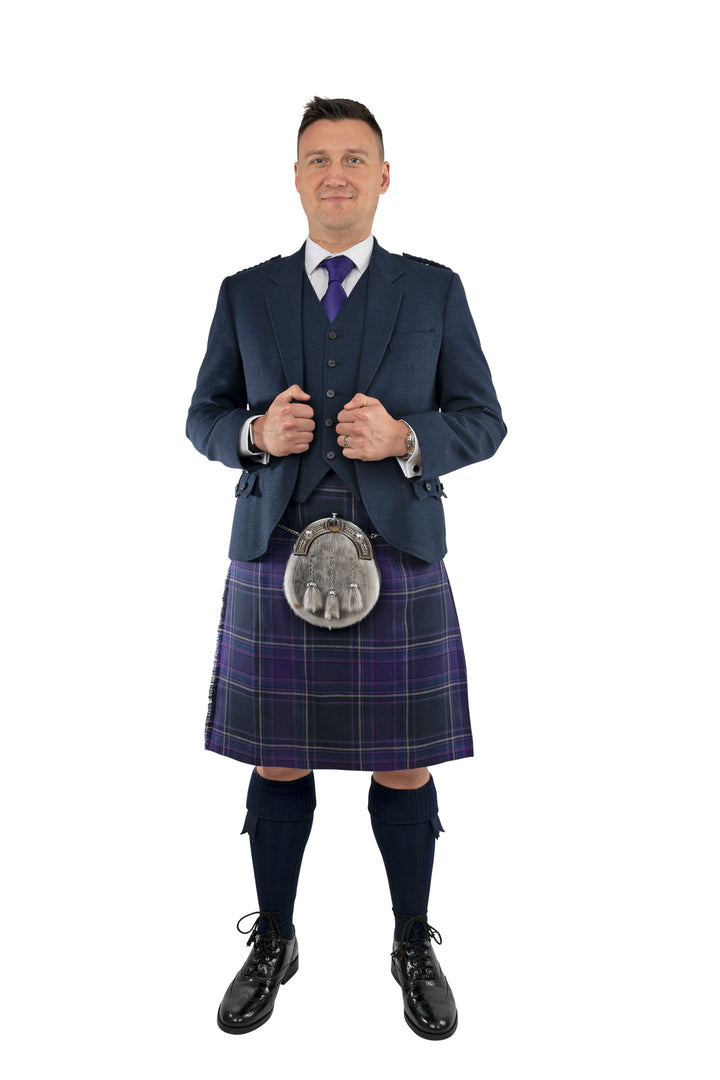 Navy Arrochar tweed Outfit