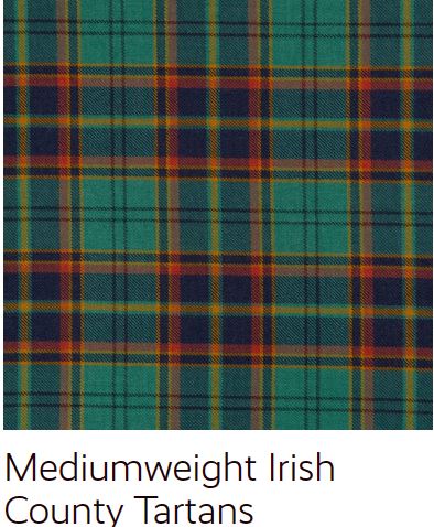 HOE Mediumweight Irish County tartans