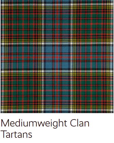 HOE Mediumweight clan tartans