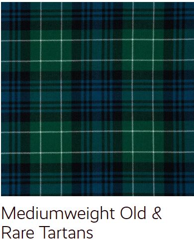 HOE mediumweight Old & Rare range of tartans