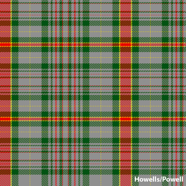 8 Yard Hand Made Kilt - Welsh Surname Tartans - Anderson Kilts