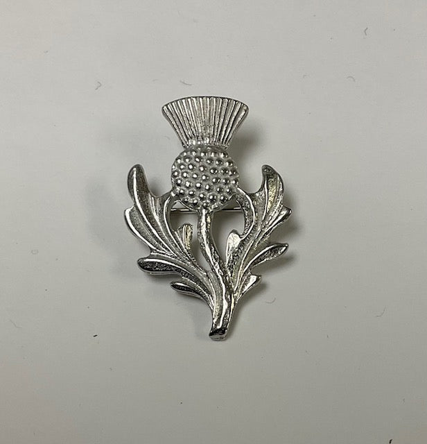 Thistle sash brooch