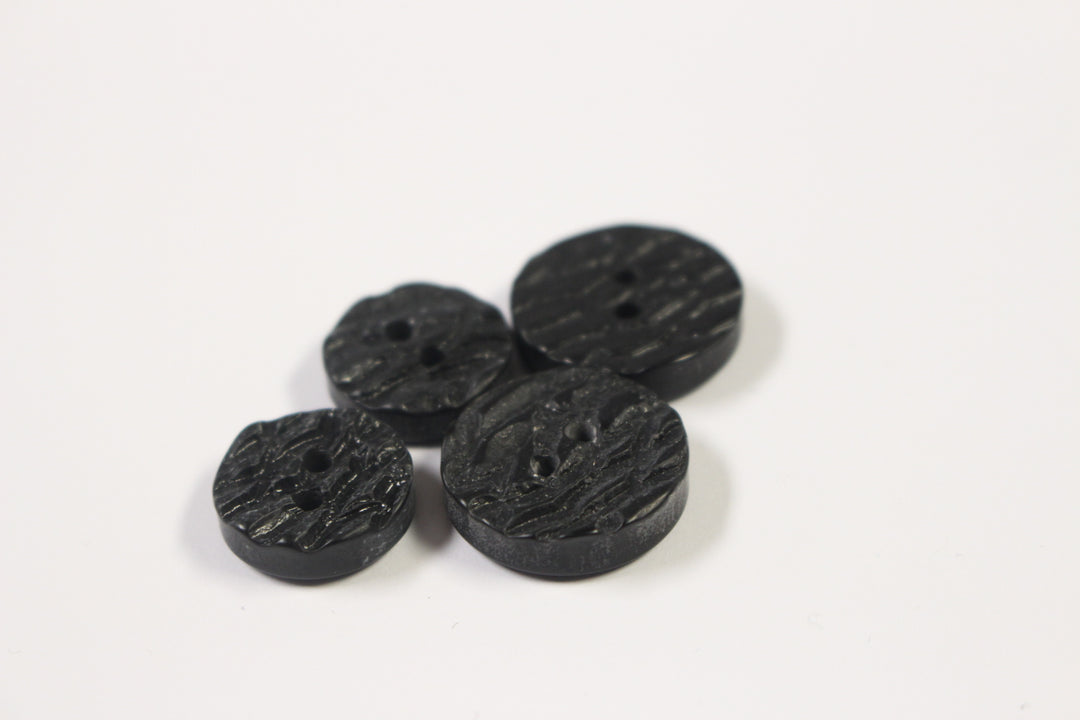 Black Horn Buttons