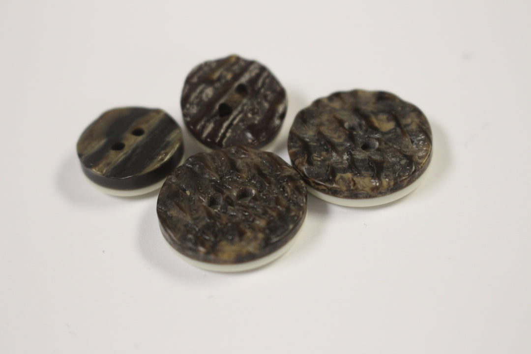 Brown Horn Buttons