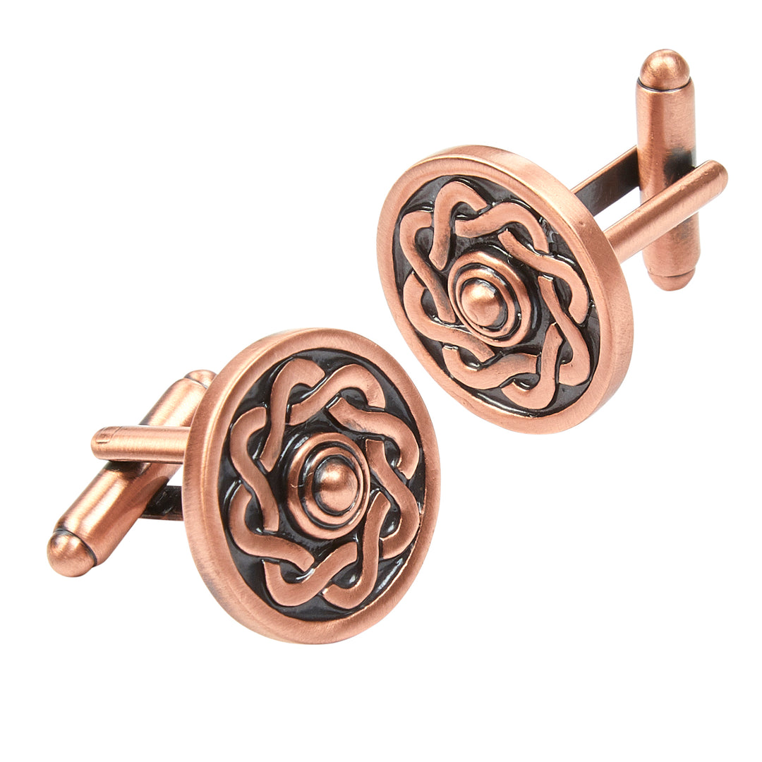 Copper Thistle Cufflinks - KCL9C