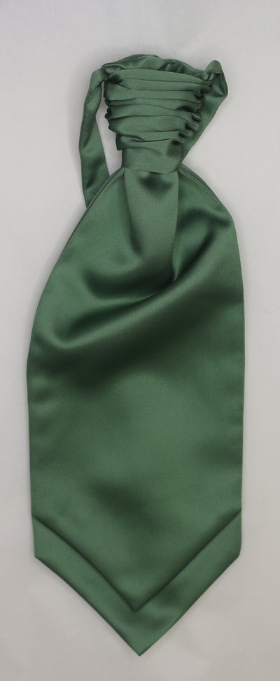 Leaf green Ruche Cravat - Anderson Kilts