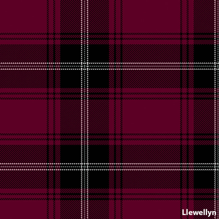 8 Yard Hand Made Kilt - Welsh Surname Tartans - Anderson Kilts