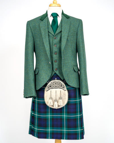 Lovat green tweed crail outfit