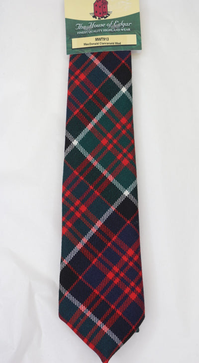 MacDonald of Clanranald Modern Tartan Tie - Anderson Kilts