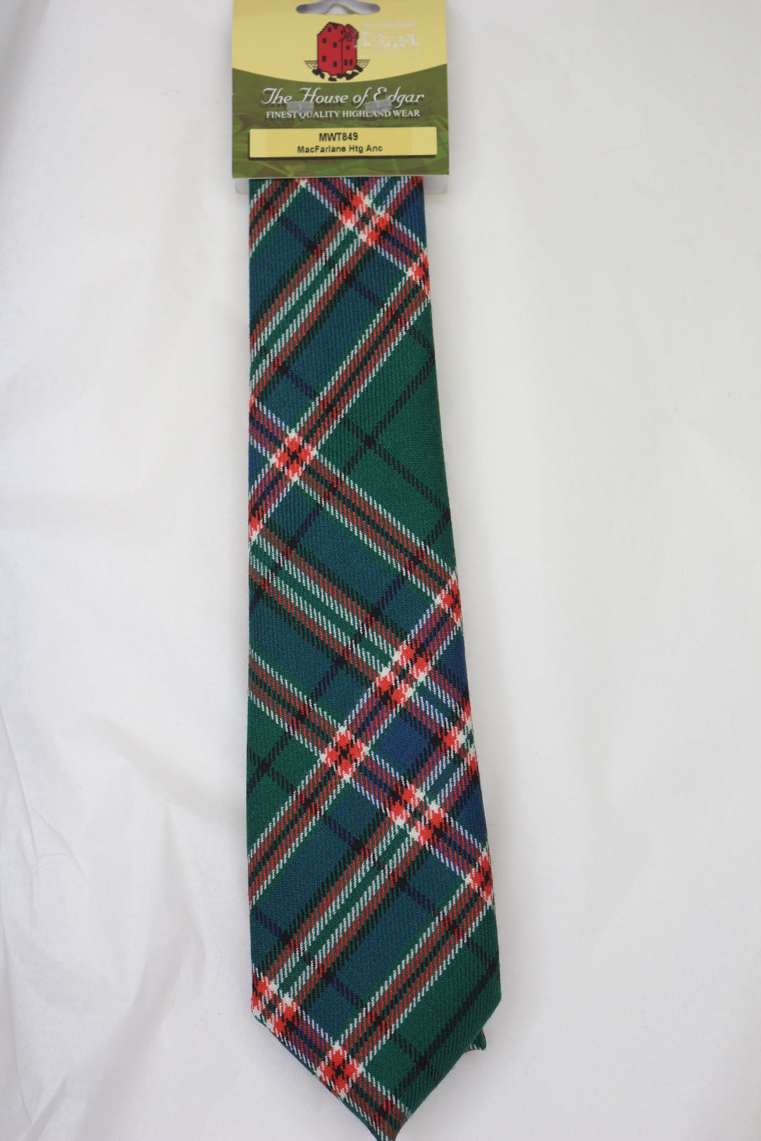 MacFarlane Ancient Hunting Tartan Tie - Anderson Kilts
