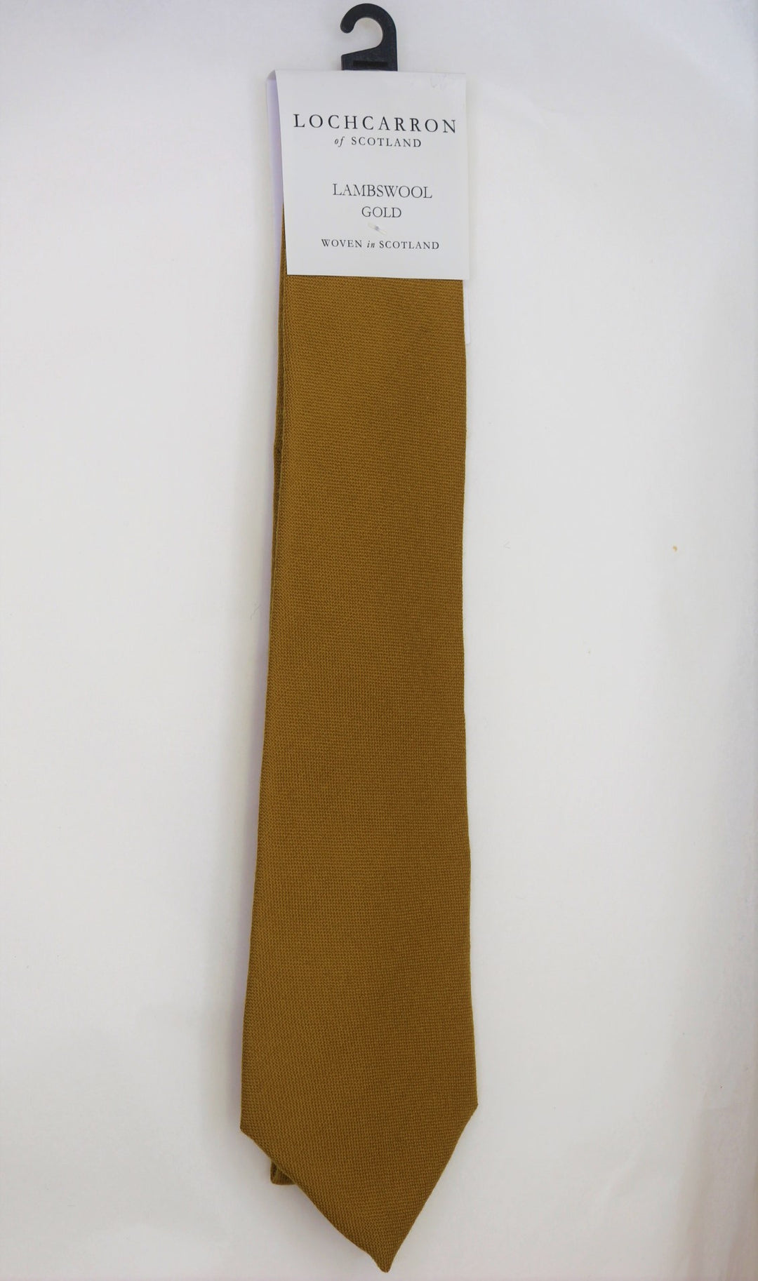 Mens Lochcarrron Woollen Tie - Gold - Anderson Kilts