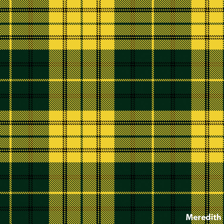 8 Yard Hand Made Kilt - Welsh Surname Tartans - Anderson Kilts