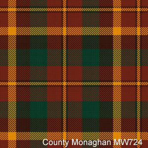 8 Yard Hand Made Kilt - Irish County Tartans - Anderson Kilts