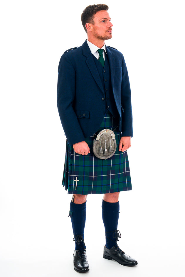 Modern tartan fashion kilts