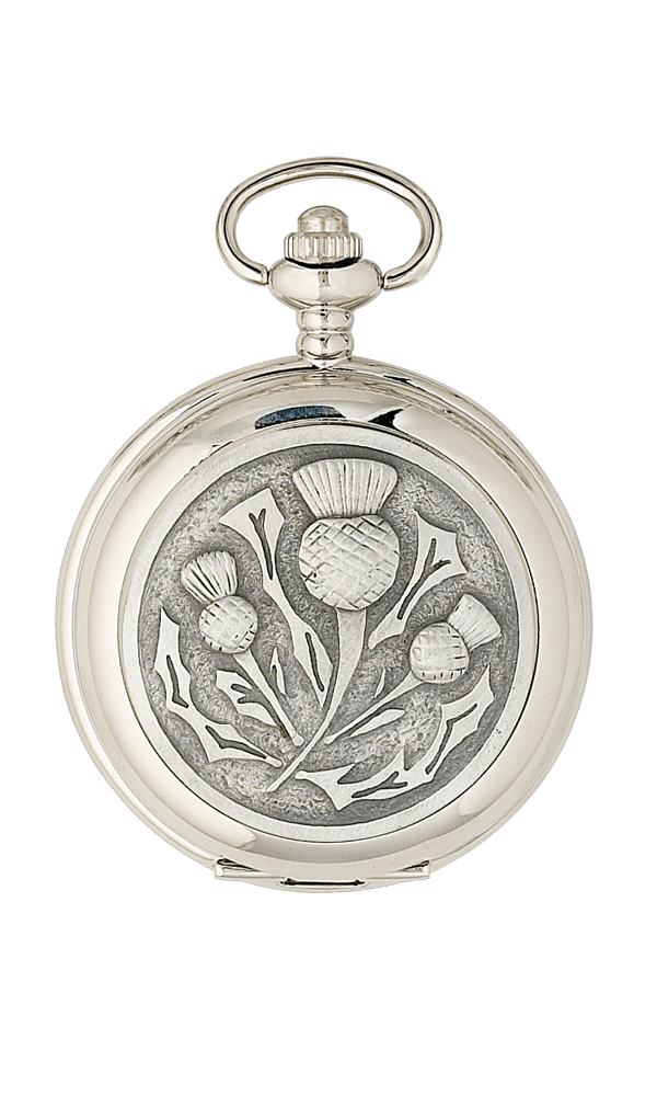 Thistle Mechanical Pocket Watch - PW102M - Anderson Kilts