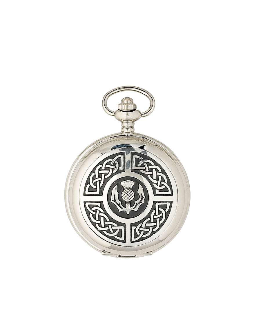 Celtic Thistle Mechanical Pocket Watch - PW103M - Anderson Kilts