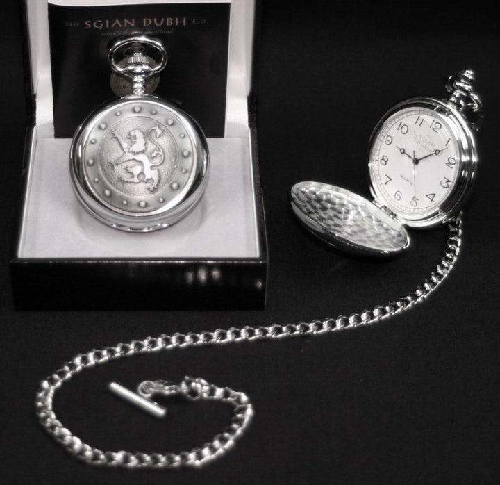 Lion Rampant Quartz Pocket Watch - PW100Q - Anderson Kilts