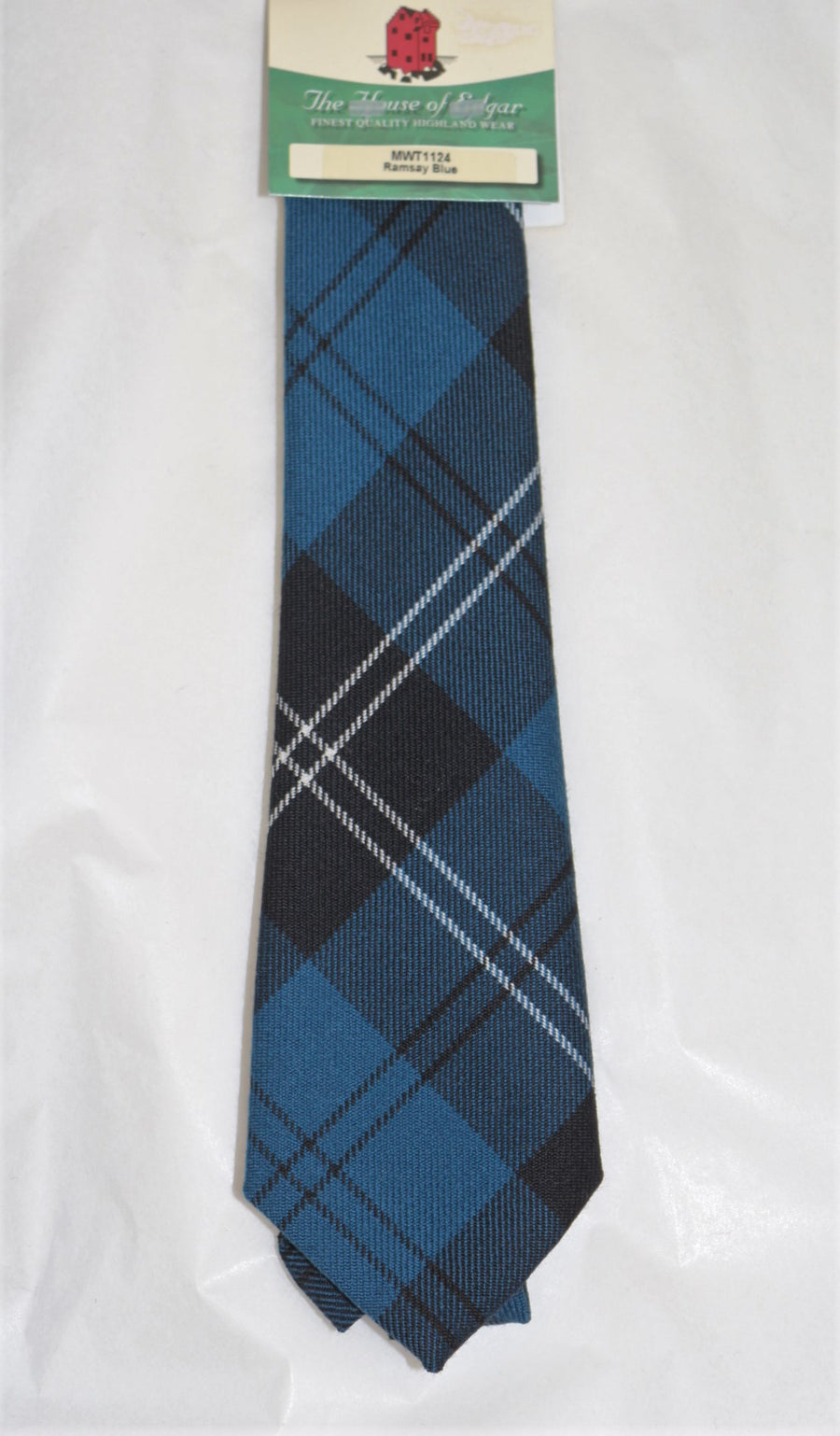 Ramsay Blue Tartan Tie - Anderson Kilts
