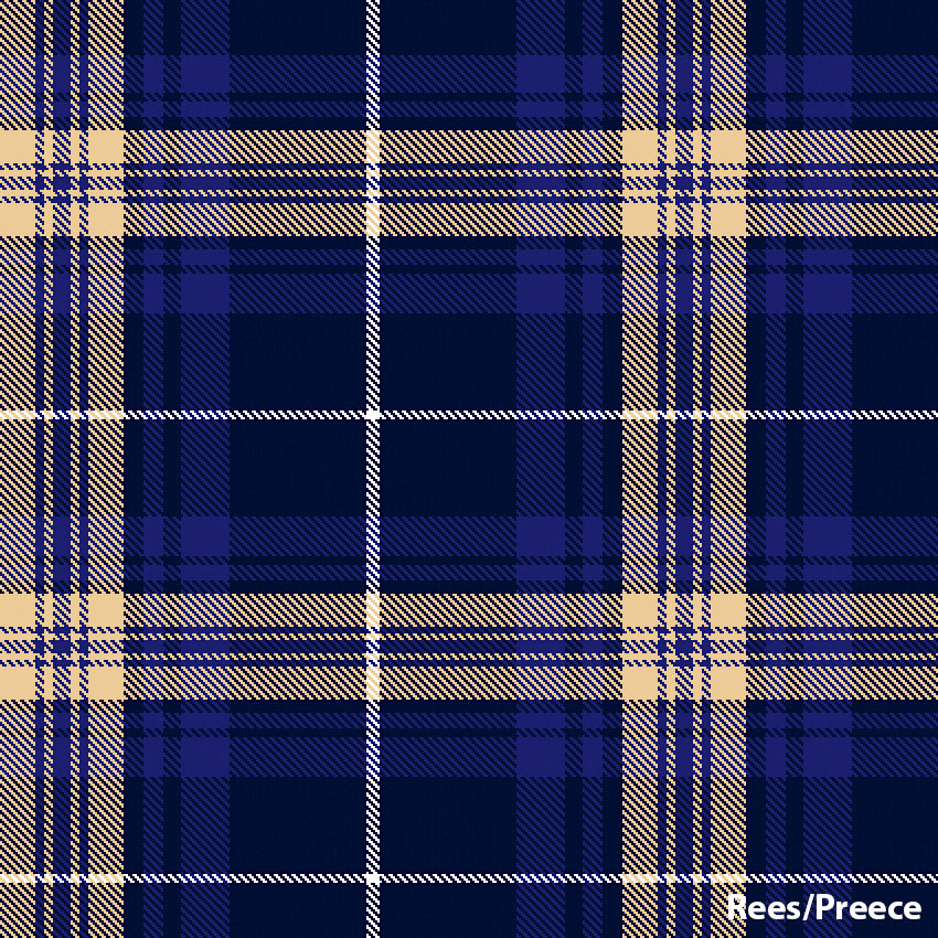 8 Yard Hand Made Kilt - Welsh Surname Tartans - Anderson Kilts