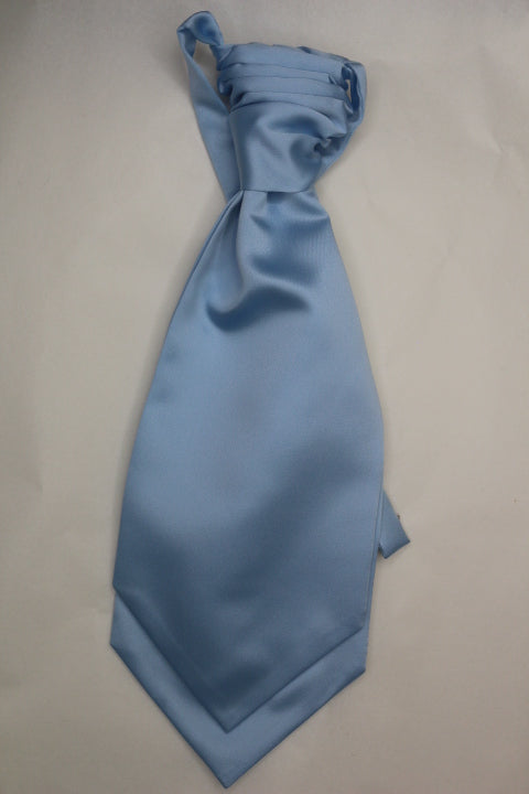Light blue Ruche Cravat - Anderson Kilts