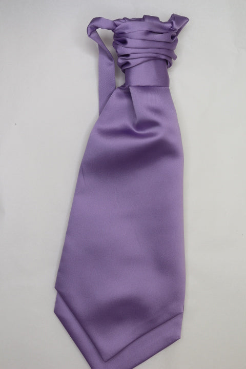 Lilac Ruche Cravat - Anderson Kilts