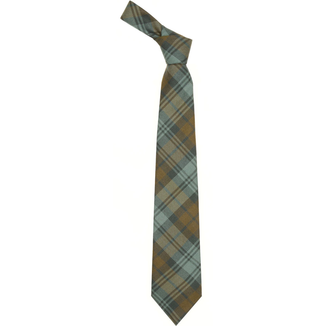 Black watch weathered tartan tie from Anderson Kilts