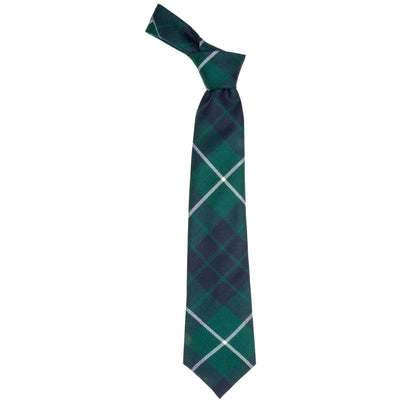 Hamilton Green Modern Tartan Tie from Anderson Kilts